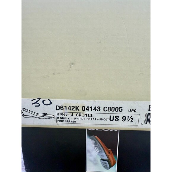 NWT GEOX Respira Women’s Pink Python Leather Loafers Sze 9.5  $120 - Picture 12 of 17